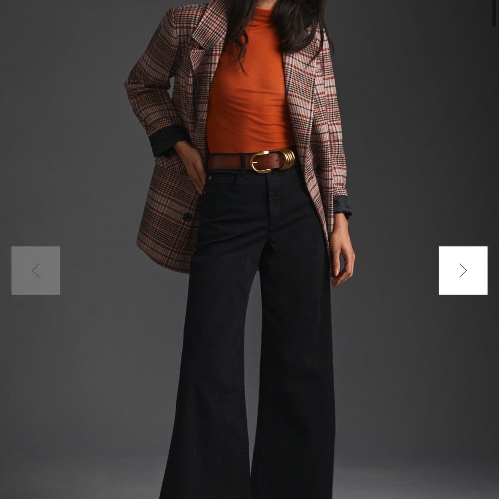 Maeve The Jada Wide Leg High Rise Jeans